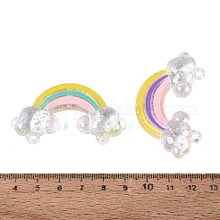 UV Plating Transparent Acrylic Enamel Big Pendants&nbsp;OACR-N162-04