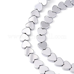 Non-magnetic Synthetic Hematite Beads Strands&nbsp;G-Q883-8x8mm-6