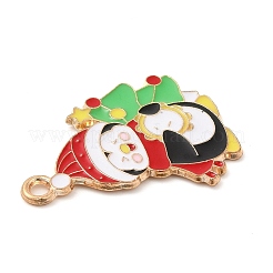 Christmas Theme Alloy Enamel Pendants&nbsp;ENAM-C016-02D