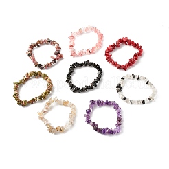 Chip Gemstone Stretch Beaded Bracelets for Kids&nbsp;BJEW-JB06305