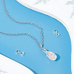 3Pcs 3 Style 925 Sterling Silver Pendant Bails&nbsp;STER-SC0001-16