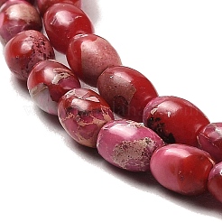 Synthetic Regalite/Imperial Jasper/Sea Sediment Jasper Beads Strands&nbsp;G-F765-J01-01