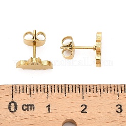 304 Stainless Steel Stud Earrings&nbsp;EJEW-I321-02G