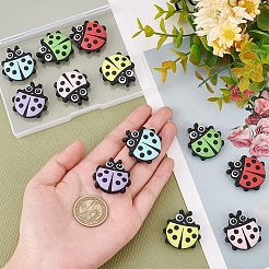 12Pcs 6 Colors Food Grade Eco-Friendly Silicone Beads&nbsp;SIL-CA0001-18