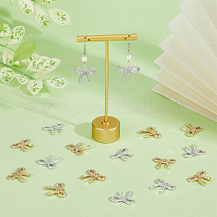 24Pcs 2 Colors Alloy with Rhinestone Pendant&nbsp;FIND-DC0006-23
