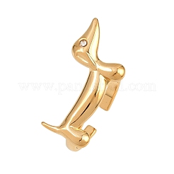 304 Stainless Steel Cuff Open Rings for Women&nbsp;RJEW-Z134-01G-01