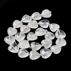 Natural Quartz Crystal Beads Strands&nbsp;G-E614-A25-01