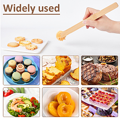 Bamboo Cooking Tongs&nbsp;AJEW-WH0270-205