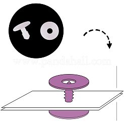 Plastic Doll Joints&nbsp;DIY-PH0025-85-WH