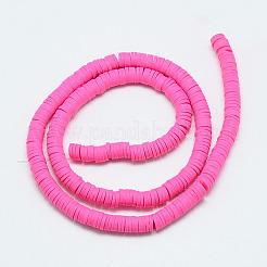 Handmade Polymer Clay Bead Strands&nbsp;CLAY-T002-6mm-M