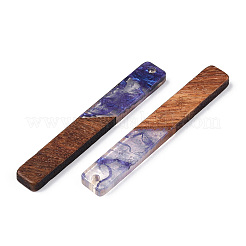 Transparent Resin & Walnut Wood Big Pendants&nbsp;RESI-ZX017-43