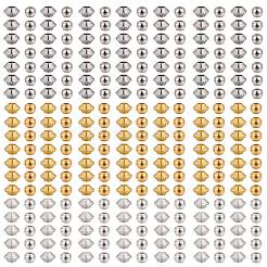 900Pcs 6 Style Brass Spacer Beads&nbsp;KK-ZZ0001-15