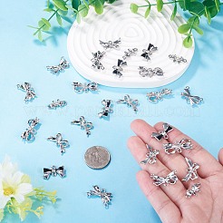 30Pcs 5 Styles Alloy Crystal Rhinestone Bowknot Links Connector Charms&nbsp;FIND-TA0010-98