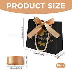Gold Stamping Graduation Cap Paper Gift Bags&nbsp;CARB-FZC0001-01A