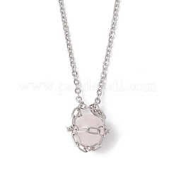 3Pcs 304 Stainless Steel Macrame Pouch Necklace Making for Gemstone Nuggets&nbsp;NJEW-JN05528