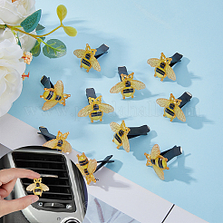 Bee Opaque Resin Car Air Vent Clips&nbsp;AJEW-AB00035