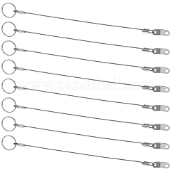 8Pcs 304 Stainless Steel Cable Sheathed&nbsp;AJEW-GF0012-65A