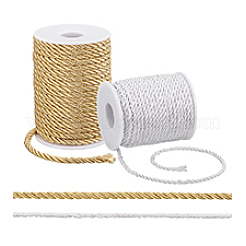 2 Rolls 2 Style 3-Ply Polyester Twisted Cord&nbsp;OCOR-PH0007-53B