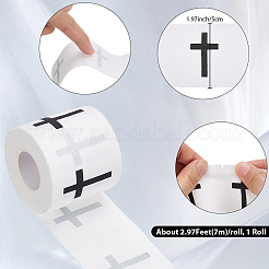 Cross Pattern Cotton Underwrap Bandages&nbsp;AJEW-SP0004-56B