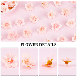100Pcs Cloth Artificial Flower Heads&nbsp;DIY-SP0006-10