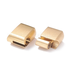 PVD Vacuum Plating 304 Stainless Steel Magnetic Clasps with Glue-in Ends&nbsp;STAS-I171-11G