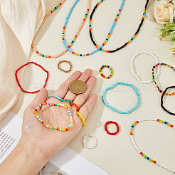 Colorful Jewerly Set&nbsp;SJEW-FI0001-08