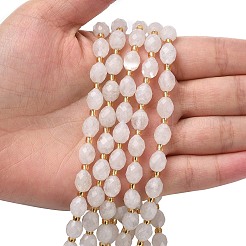 Natural Rainbow Moonstone Beads Strands&nbsp;G-F809-A03-01