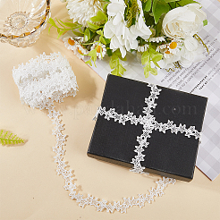 Star Polyester Lace Trim Ribbon&nbsp;OCOR-WH20003-13B