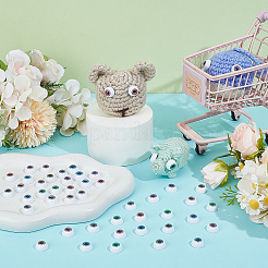 6 Bags 6 Colors Resin Safety Craft Eye&nbsp;DIY-PH0031-24