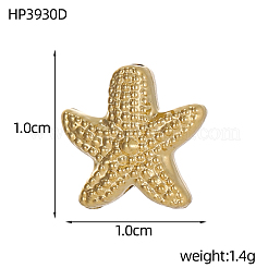 304 Stainless Steel Beads&nbsp;STAS-OY009-23G