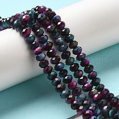 Natural Rainbow Tiger Eye Beads Strands&nbsp;G-NH0002-D02-02