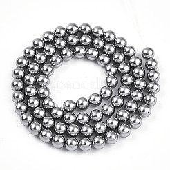 Baking Paint Pearlized Glass Pearl Bead Strands&nbsp;HY-N002-5mm-A01