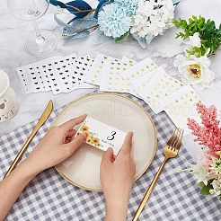 80 Sheets 2 Color Cartoon Animal Meal Stickers&nbsp;DIY-OC0008-67A