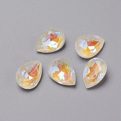 Glass Rhinestone Cabochons&nbsp;RGLA-L024-E01-MI