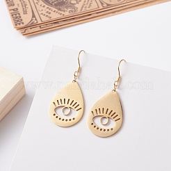 Chakra Theme Hollow Charm Dangle Earrings&nbsp;EJEW-JE04720