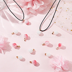 DIY 3D Peach Pendant Necklace Making Kit&nbsp;DIY-OC0010-47