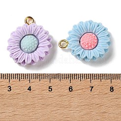 Opaque Resin Pendants&nbsp;RESI-F065-01
