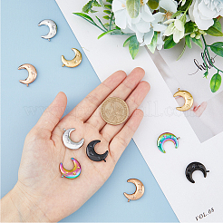 10Pcs 5 Colors 304 Stainless Steel Pendants&nbsp;STAS-DC0013-61