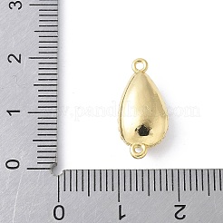 Brass Micro Pave Clear Cubic Zirconia Shell Shaped Links Connector Charms&nbsp;KK-K399-03A-G