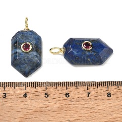 Natural Lapis Lazuli Pendants&nbsp;KK-CBAF9BC-20G-07