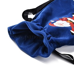 Christmas Theme Velvet Packing Pouches&nbsp;ABAG-G013-01B