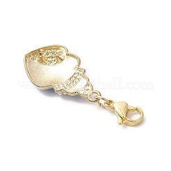 Conch Alloy Enamel Pendants Decorations&nbsp;HJEW-JM04105