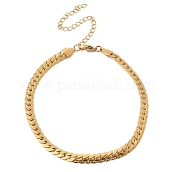 Unisex 304 Stainless Steel Curb Chain Necklaces&nbsp;NJEW-K305-19G