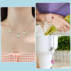 36Pcs 9 Colors Acrylic Pendants&nbsp;PALLOY-TAC0310