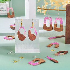 DIY Two Tone Dangle Earring Making Kit&nbsp;DIY-TA0009-01A