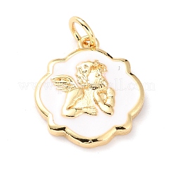 Real 18K Gold Plated Brass Pendants&nbsp;KK-M218-02G-RS