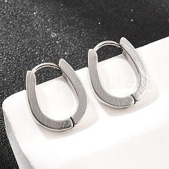 201 Stainless Steel Hoop Earrings&nbsp;EJEW-T056-03P-01