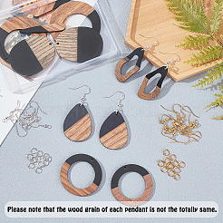 DIY Dangle Earring Making Kits&nbsp;RESI-OC0001-17