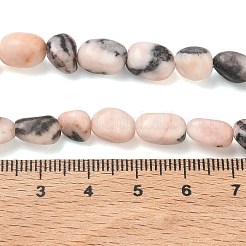 Natural Pink Zebra Jasper Beads Strands&nbsp;G-C286-A19