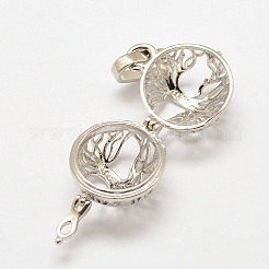 Brass Cage Pendants&nbsp;X-KK-P100-17P-NR